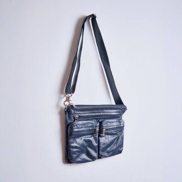 Rudsak Leather Crossbody - Blue (NEW) - Picture 3 of 7